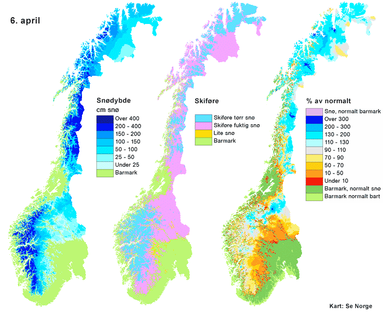 Snøkart norge